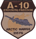 355th FS A-10 Enduring Freedom