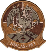 HMLA-167 SQ PATCH (Desert)