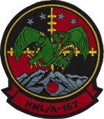 HMLA-167 SQ PATCH