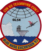 CVN-69/CVW-7 Blue Nose Excursion 1992